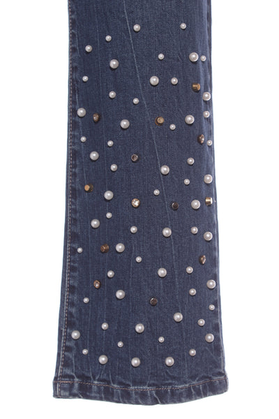 LOOBIE'S STORY LN) Embellished straight leg jeans! 16