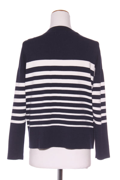 CAPTURE - Navy stripe knit jumper! 10-12