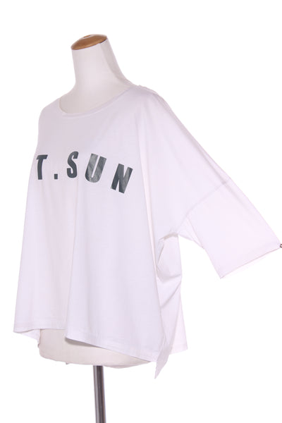 MOOCHI 6&7 "Sat.Sun" print oversized tee! 14