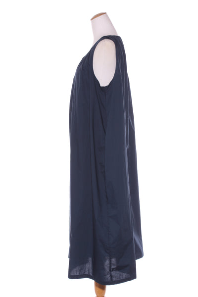 TIRELLI (LN) Pleat detail dress + pockets - Petrol blue! 16