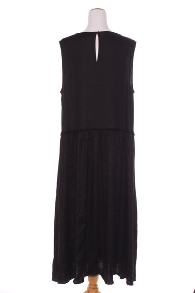 MOOCHI (LN) "Contemp" linen maxi dress + pockets! 14