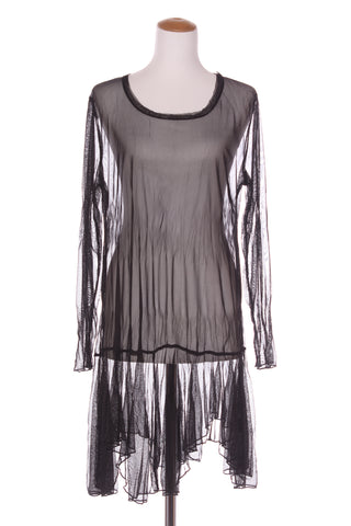 MERRIC - Mesh Ruffle hem tunic! 18