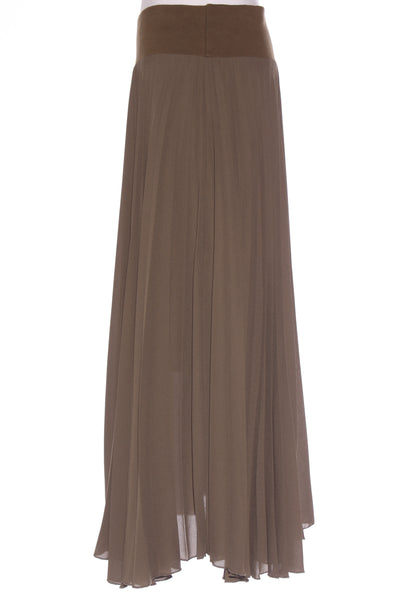 SILLS (NZ) Khaki pleated midi skirt! 12