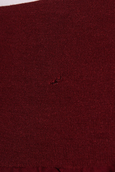 CAROLINE SILLS (NZ) Maroon pleated maxi skirt! 12
