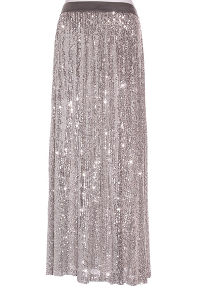 ASOS - Silver sequin maxi skirt! 10