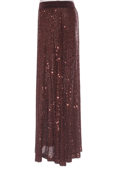 ASOS - Chocolate sequin midi skirt! 10-12