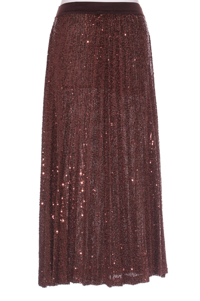 ASOS - Chocolate sequin midi skirt! 10-12