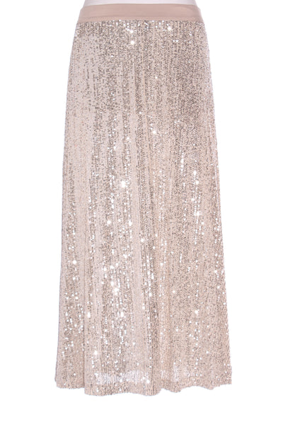 ASOS - Sequin maxi skirt - Champagne! 10-12