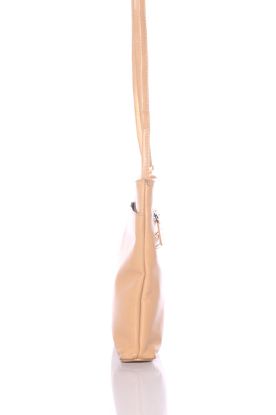 PAULA RYAN - Leather crossbody bag - Camel!