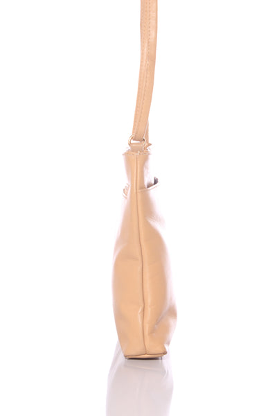PAULA RYAN - Leather crossbody bag - Camel!