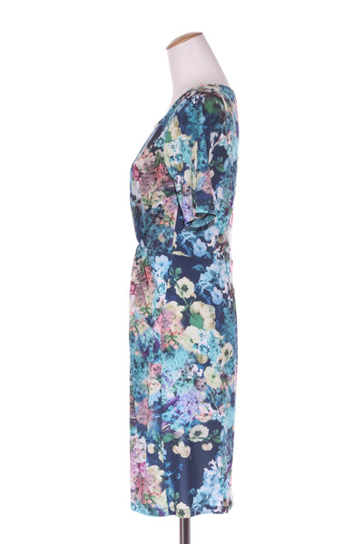 HARTFORD - Floral print twist detail dress!