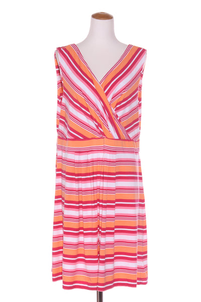 VICTORIA HARBOUR - Cross over dress - Candy stripe! 18