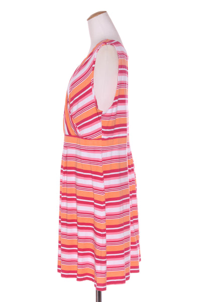 VICTORIA HARBOUR - Cross over dress - Candy stripe! 18