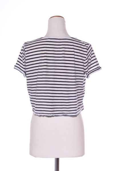 FOREVER NEW "Pairs" stripe crop tee! 10