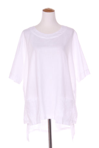 TIRELLI (BN) "Pocket detail" linen top! 16