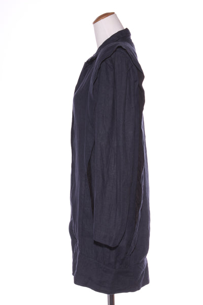 BIZARRE (NZ) Navy vintage linen jacket! 14