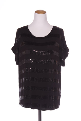 RUNWAY NYC - Sequin stripe top! 14-16