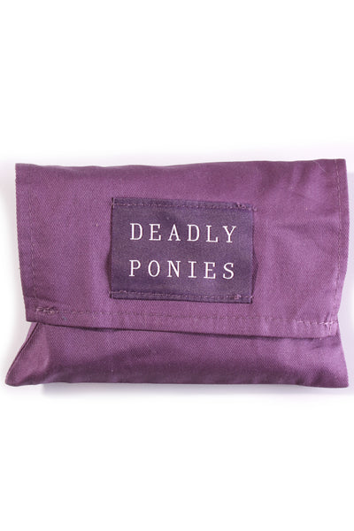 DEADLY PONIES - Leather snap wallet!