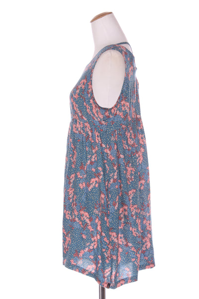VOLCOM "True to this" blue floral dress! 10