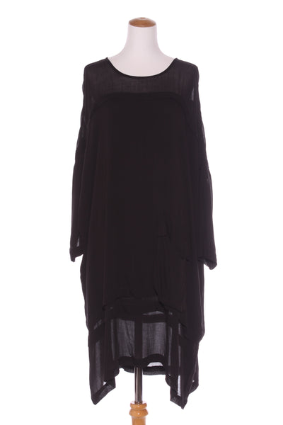 STUDIO B3 (LN) Oversized luxe pocket layer dress! 12-16