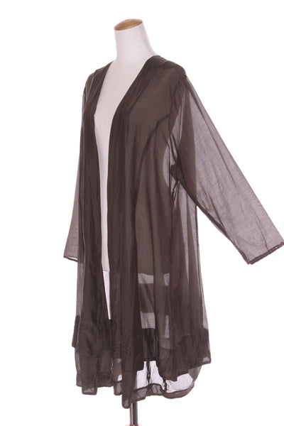 TCD (LN) NZ - Viscose sheer duster - Khaki! 18-20