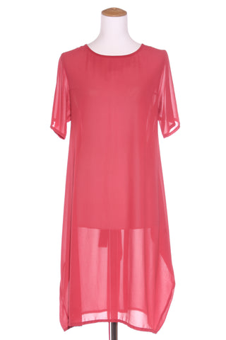 HARRÏE & SAM (NZ) Tie panel chiffon dress - Rust! 12