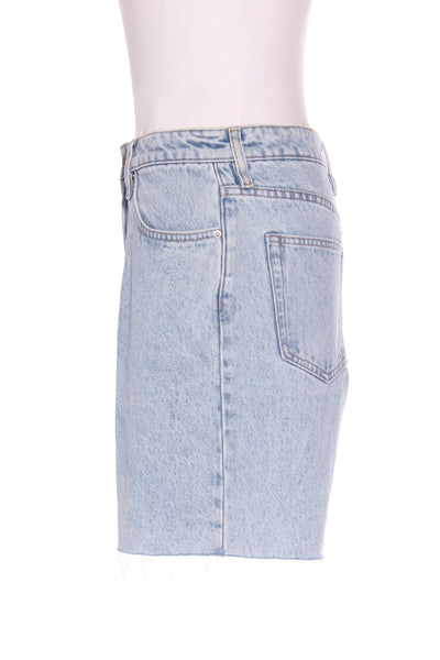 ASSEMBLY LABEL - Frayed hem denim shorts! 8-10