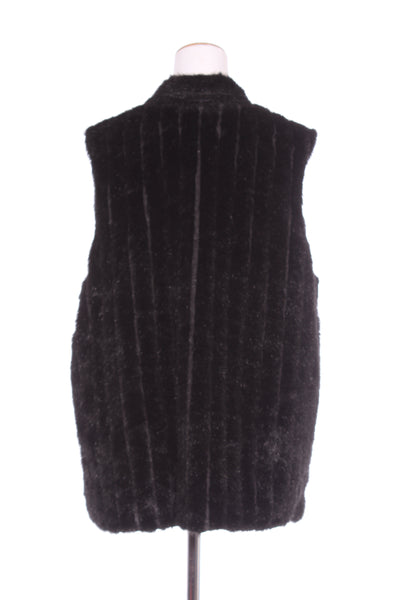PRECIOUS VESSELS - Faux fur zip front gillet! 18-20