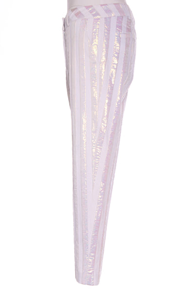 TRELISE COOPER "Walk of art" metallic stripe pant! 8
