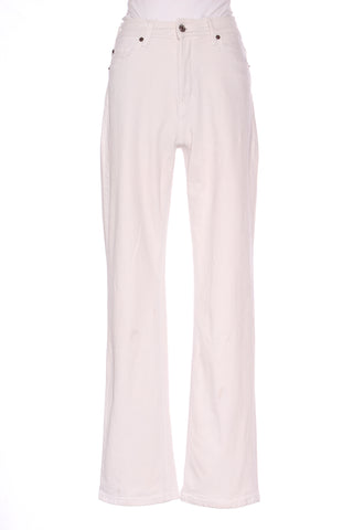 H&M - High waist straight jeans - Cream! 10