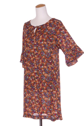 CARLSON (NZ) Ginger floral ruffle sleeve dress! 14