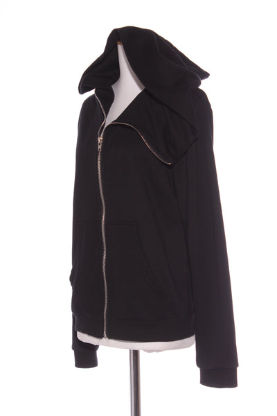 RICK OWENS (ITA) Off centre hooded jacket! 14-16