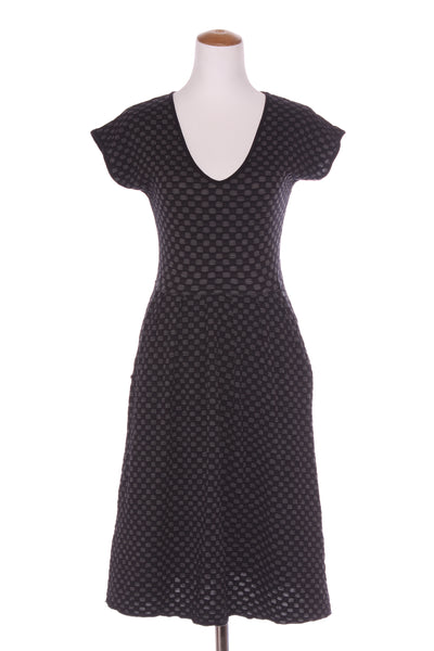 METALLICUS - Embossed knit dress + pockets! 8-14