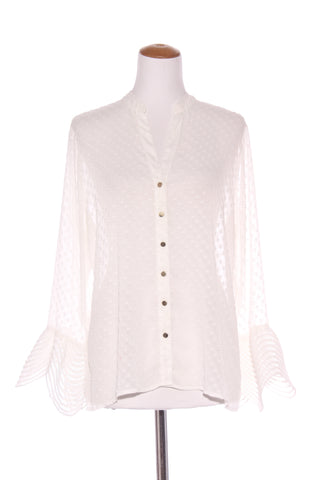 AIRLIE - Burn out flare sleeve blouse! 14
