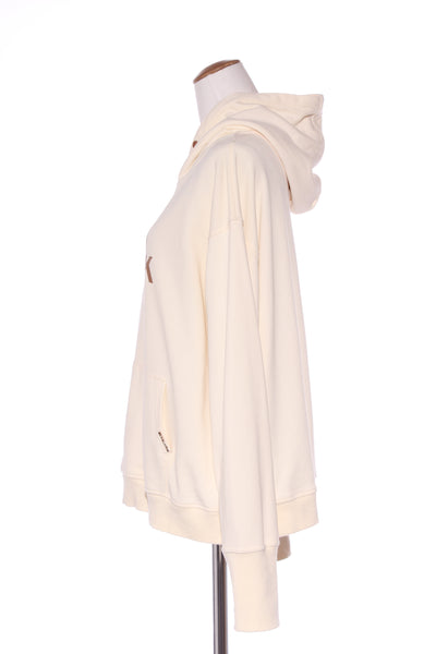HEIDI FRANK - Cream + brown logo sport hoodie! 14