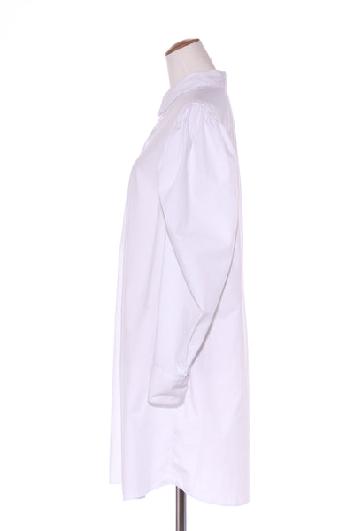 ASOS - Gathered sleeve white shirt dress! 18