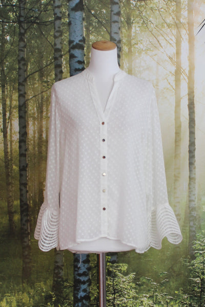 AIRLIE - Burn out flare sleeve blouse! 14