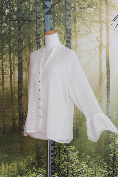 AIRLIE - Burn out flare sleeve blouse! 14