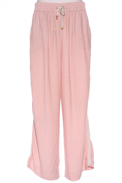TAYLOR SPORT - Weekener side stripe pant - Pink! 16