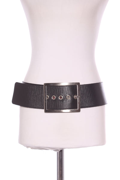 TCD - Reversible leather belt - plum/black! 16-18