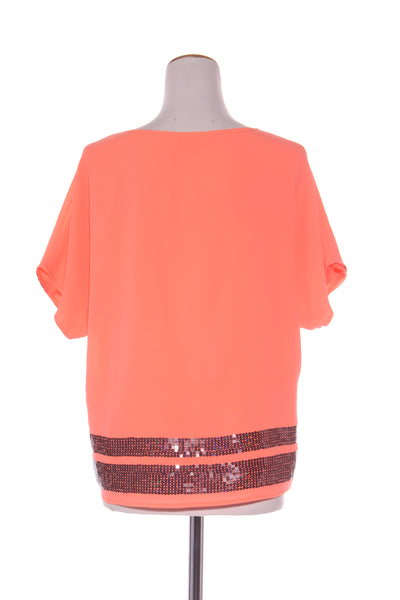 ZAFINA - Coral sequin top! 12