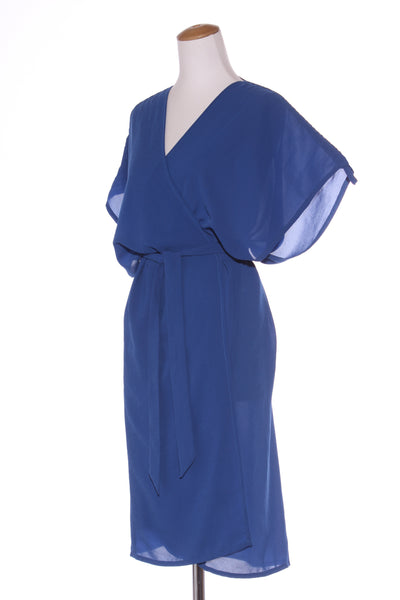 KILT (NZ) Kaia reversible wrap dress - Blue! 8-16