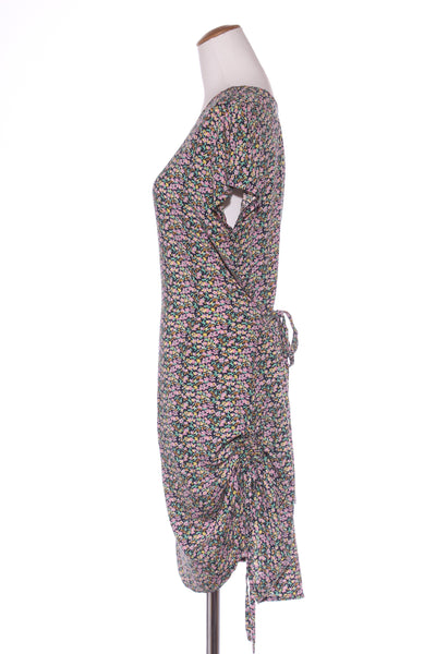 KILT - Reversible navy floral rayon dress! 10