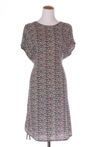 KILT - Reversible navy floral rayon dress! 10