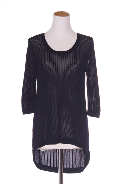 SUSSAN (LN) Scoop hem mesh knit - Navy! 10