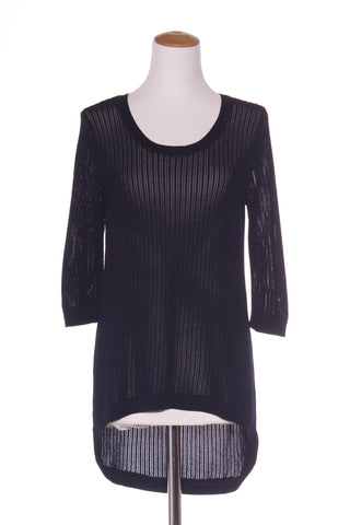 SUSSAN (LN) Scoop hem mesh knit - Navy! 10