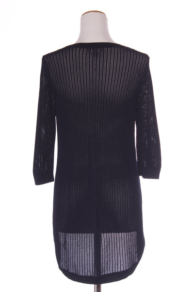 SUSSAN (LN) Scoop hem mesh knit - Navy! 10