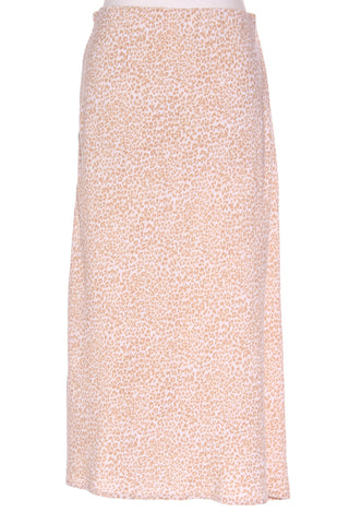 DECJUBA - Linen blend bias midi skirt - Leopard print! 10