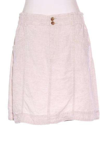 JUST JEANS - Oatmeal linen skirt! 14
