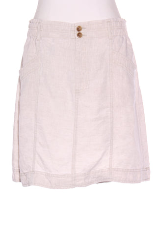 JUST JEANS - Oatmeal linen skirt! 14